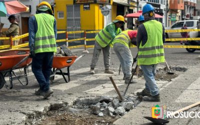 Riosucio avanza en el mejoramiento de vías urbanas